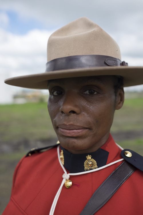 ZACHARY PRONG / WINNIPEG FREE PRESS  Const. Janis Kelly, a Winnipeg Native, is touring the country with the RCMP Musical Ride for the first time this year. July 23, 2016.