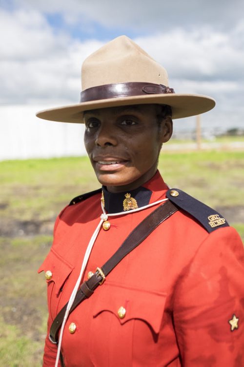 ZACHARY PRONG / WINNIPEG FREE PRESS  Const. Janis Kelly, a Winnipeg Native, is touring the country with the RCMP Musical Ride for the first time this year. July 23, 2016.