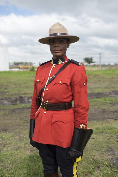 ZACHARY PRONG / WINNIPEG FREE PRESS  Const. Janis Kelly, a Winnipeg Native, is touring the country with the RCMP Musical Ride for the first time this year. July 23, 2016.