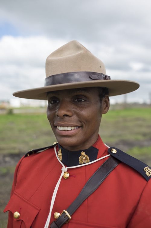 ZACHARY PRONG / WINNIPEG FREE PRESS  Const. Janis Kelly, a Winnipeg Native, is touring the country with the RCMP Musical Ride for the first time this year. July 23, 2016.