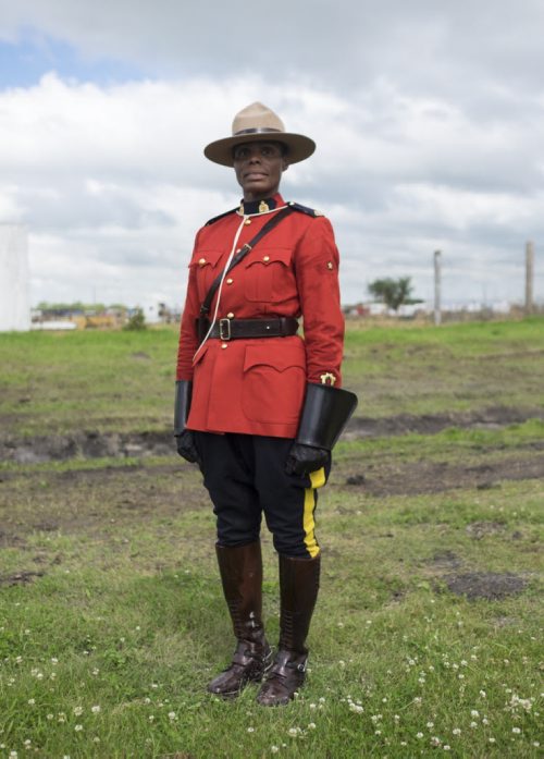 ZACHARY PRONG / WINNIPEG FREE PRESS  Const. Janis Kelly, a Winnipeg Native, is touring the country with the RCMP Musical Ride for the first time this year. July 23, 2016.