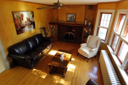 BORIS MINKEVICH / WINNIPEG FREE PRESS HOMES - 245 WATERLOO STREET - Front living room. July 26, 2016