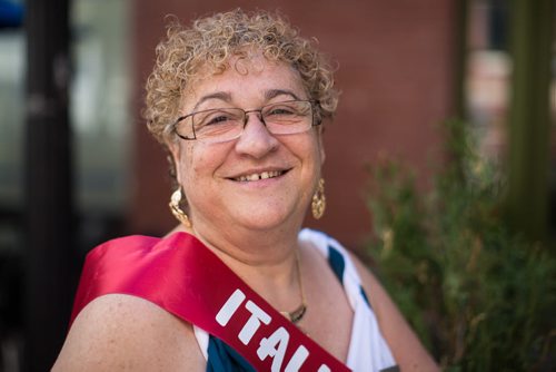 MIKE DEAL / WINNIPEG FREE PRESS Tonina Fiorentino is a volunteer with the Italian Pavilion at this years Folklorama. 160726 - Tuesday, July 26, 2016