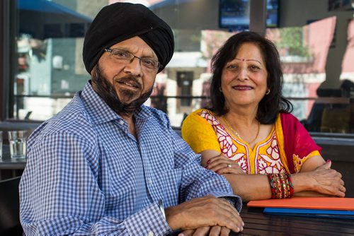 MIKE DEAL / WINNIPEG FREE PRESS Mohinder and Shammy Gandhi are volunteers with the India Pavilion at this years Folklorama. 160726 - Tuesday, July 26, 2016