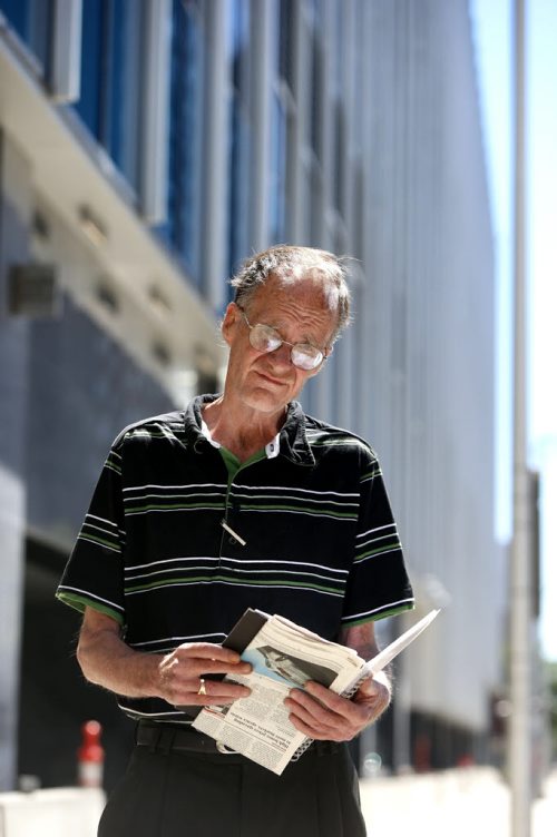 WAYNE GLOWACKI / WINNIPEG FREE PRESS    Ken Macdonald was at the police HQ Thursday to lay a complaint against the pop up pot place on Adelaide St called Weeds.  Gord Sinclair/Katie May stories   July 28 2016