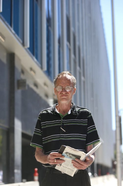 WAYNE GLOWACKI / WINNIPEG FREE PRESS    Ken Macdonald was at the police HQ Thursday to lay a complaint against the pop up pot place on Adelaide St called Weeds.  Gord Sinclair/Katie May stories   July 28 2016