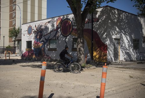 ZACHARY PRONG / WINNIPEG FREE PRESS  The park at Powers and Selkirk has been in the planning process for nearly ten years. It is expected to be completed by the end of the summer. July 29, 2016.