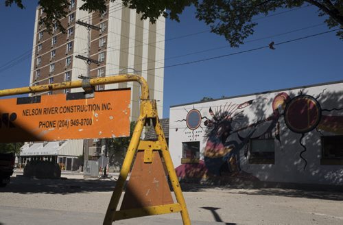 ZACHARY PRONG / WINNIPEG FREE PRESS  The park at Powers and Selkirk has been in the planning process for nearly ten years. It is expected to be completed by the end of the summer. July 29, 2016.