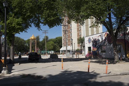 ZACHARY PRONG / WINNIPEG FREE PRESS  The park at Powers and Selkirk has been in the planning process for nearly ten years. It is expected to be completed by the end of the summer. July 29, 2016.