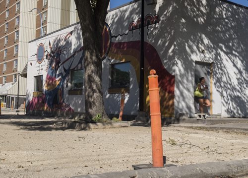 ZACHARY PRONG / WINNIPEG FREE PRESS  The park at Powers and Selkirk has been in the planning process for nearly ten years. It is expected to be completed by the end of the summer. July 29, 2016.