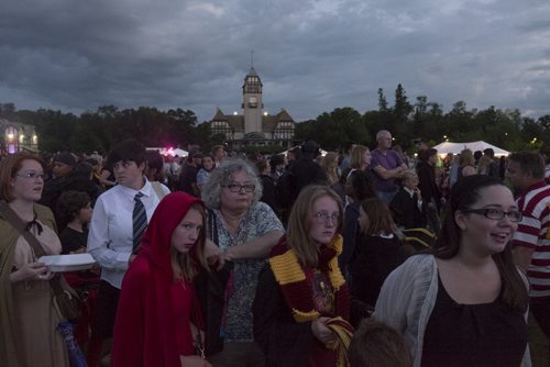 ZACHARY PRONG / WINNIPEG FREE PRESS  Thousands of eager fans gathered at Assiniboine Park for the release of the new Harry Potter book, "Harry Potter and he Cursed Child". JK Rowling, the author of the wildly popular series, says it will be the last book in the series. July 30, 2016.