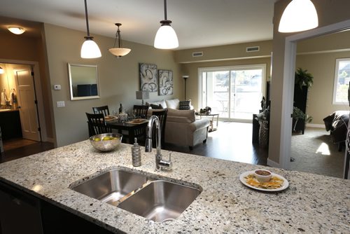 WAYNE GLOWACKI / WINNIPEG FREE PRESS    Homes. For a story on the second phase of The Woods condominiums at 89 Creek Bend Road. The view from the kitchen in the display suite in The Woods phase one, phase 2 has not been built yet. The sales rep. is  David Powell.   Todd Lewys story  August 03 2016