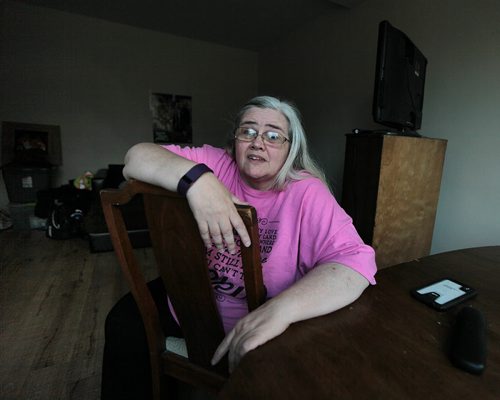 PHIL HOSSACK / WINNIPEG FREE PRESS -   Vera Sime, a former Ben Moss Jewelers employee along with her former associates were "terminated" on tuesday with no notice and not even 2 weeks severance. Even an employee on long term disability insurance was told the benefits were terminated as of Tuesday. Employees are filing complaints with the Labor Board.  Randy Turner story. August 3, 2016