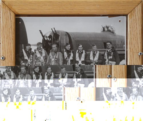 RUTH BONNEVILLE / WINNIPEG FREE PRESS  Portraits of WW2 vet Richard Sellen at his retirement residence in Oakbank Maniboa with photos of him while he was in service.      Sellen was a WW2 bomber pilot who has been part of the Follow-Up study for the last seven decades.   See Kevin Rollason story  Aug 09, 2016