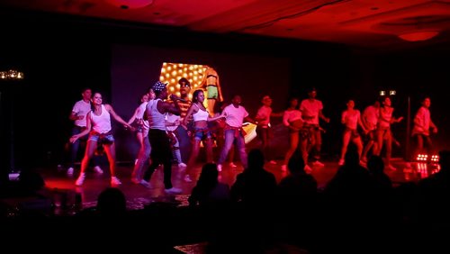 MIKE DEAL / WINNIPEG FREE PRESS Ben MacPhee-Sigurdson takes us on a tour of Folklorama pavilion's to sample various drinks and food. Dancers on the stage during a performance at the Cuban Pavilion Tuesday evening. 160809 - Tuesday, August 09, 2016