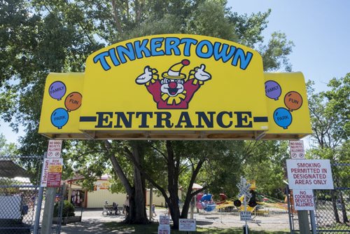 ZACHARY PRONG / WINNIPEG FREE PRESS  The entrance to the Tinkertown Family Fun Park. August 11, 2016.