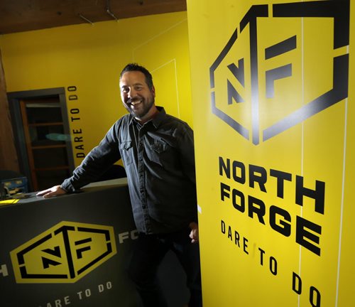 WAYNE GLOWACKI / WINNIPEG FREE PRESS      Jeff Ryzner, CEO of the newly formed entity called North Forge that is a merger of Assentworks and the Eureka Project. Martin Cash story August 12 2016