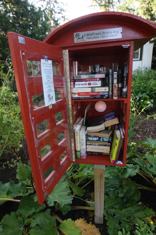 JOE BRYKSA / WINNIPEG FREE PRESS  Little Free Library- 294 Maplewood- Aug 16, 2016 -(  See 49.8 Little Free Library story)