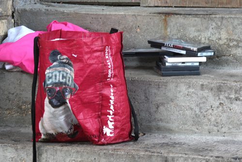 JOE BRYKSA / WINNIPEG FREE PRESS Winnipeg Police are guarding a scene of a beating on the outside of 448 Cumberland Friday morning  Items on outside stairs at scene  - Aug 19, 2016 -(  Breaking News)