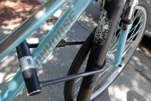 BORIS MINKEVICH / WINNIPEG FREE PRESS Illustrative photos of bikes locked up in Winnipeg. Photos taken on Sherbrook Street between Wolseley Ave. and Westminister Ave. Followup to the Bicycle Theft  Awareness/Prevention: Lock it, or lose it press conference. August 22, 2016