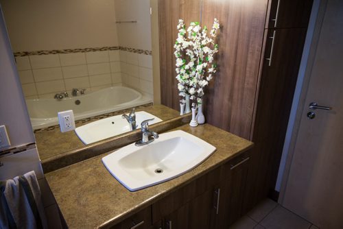 MIKE DEAL / WINNIPEG FREE PRESS Re-Sale Home 22160 Municipal 53N Road in Lorette, MB Main bathroom 20160830 - Tuesday August 30, 2016