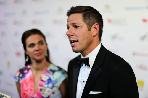 TREVOR HAGAN / WINNIPEG FREE PRESS
Mayor Brian Bowman, on the red carpet at the David Foster Foundation Gala, Saturday, September 24, 2016.