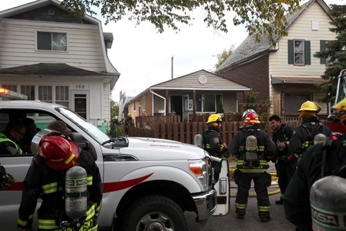 RUTH BONNEVILLE / WINNIPEG FREE PRESS

Fire crews put our a house fire at 152 McPhail St in East Kildonan Tuesday.  

September 27, 2016

