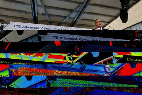 WAYNE GLOWACKI / WINNIPEG FREE PRESS

George Cope, president and CEO of BCE Inc. and Bell Canada at an announcement about an network upgrade during the tech start-up block party held Tuesday on Adelaide Street. Martin Cash story Sept. 27 2016