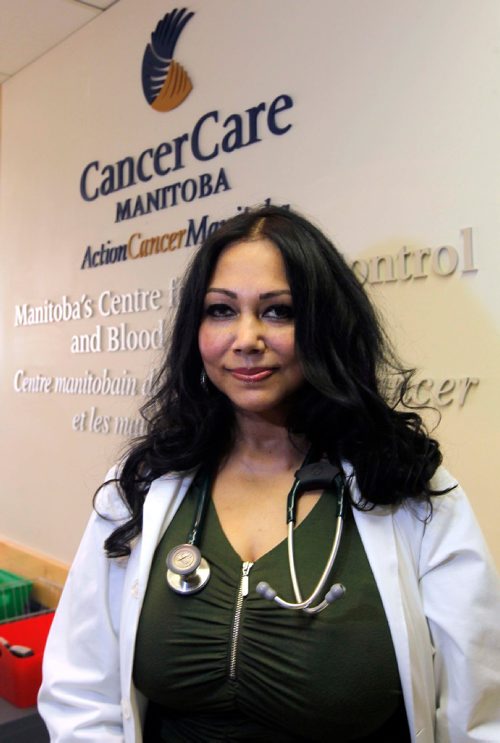 BORIS MINKEVICH / WINNIPEG FREE PRESS
Dr. Debjani Grenier is an oncologist specializing in breast cancer treatment story. She works out of Cancer Care Manitoba in St. Boniface Hospital. Photo taken there. Joel Schlesinger story. Sept. 30, 2016
