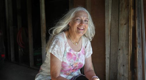 RUTH BONNEVILLE / WINNIPEG FREE PRESS

Long-time breast cancer survivor, Iris Groinus, who participated in a long-term research project on follow-up treatment.
See Joel Schlesinger story.  
September 30, 2016

