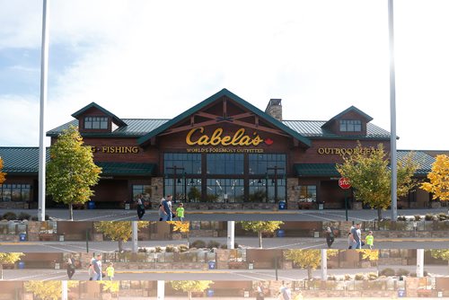 JOHN WOODS / WINNIPEG FREE PRESS
On Monday, October 3, 2016 Cabela's said it has agreed to be bought by Bass Pro Shops for $5.5 billion.

