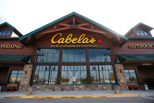 JOHN WOODS / WINNIPEG FREE PRESS
On Monday, October 3, 2016 Cabela's said it has agreed to be bought by Bass Pro Shops for $5.5 billion.

