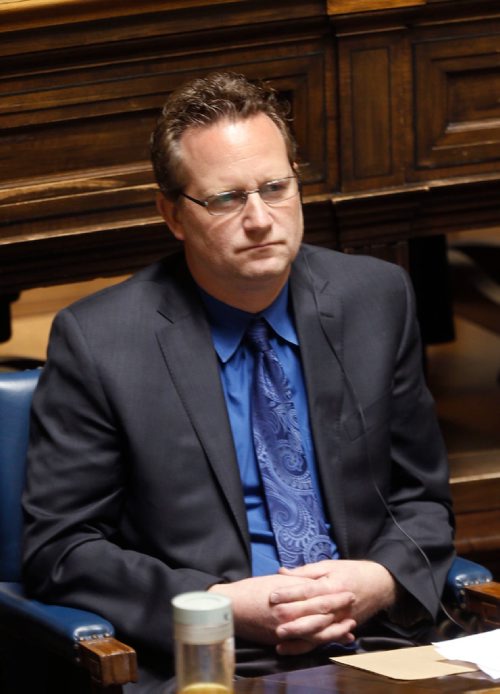 WAYNE GLOWACKI / WINNIPEG FREE PRESS


New Democrat Rob Altemeyer at Question Period Thursday in the Manitoba Legislature.  Larry Kusch story  Oct. 13 2016