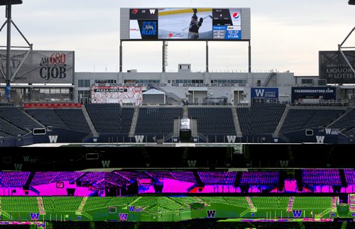 WAYNE GLOWACKI / WINNIPEG FREE PRESS

  Investors Group Field is transforming into a hockey venue for the 2016 NHL Heritage Classic Alumni Game, taking place on Saturday, October 22,  and the 2016 Tim Hortons NHL Heritage Classic will be held on Sunday, October 23.  Randy Turner story Oct. 14 2016