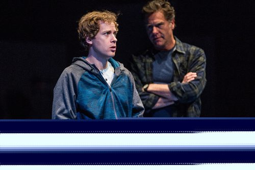 MIKE DEAL / WINNIPEG FREE PRESS
Edmund Stapleton as Christopher Boone (left) and David W. Keeley as Ed Boone (right) during a media call for the upcoming RMTC production of The Curious Incident of The Dog in The Night-Time, at the John Hirsch Mainstage. The show runs from October 19 - November 12, 2016.
161018 - Tuesday, October 18, 2016