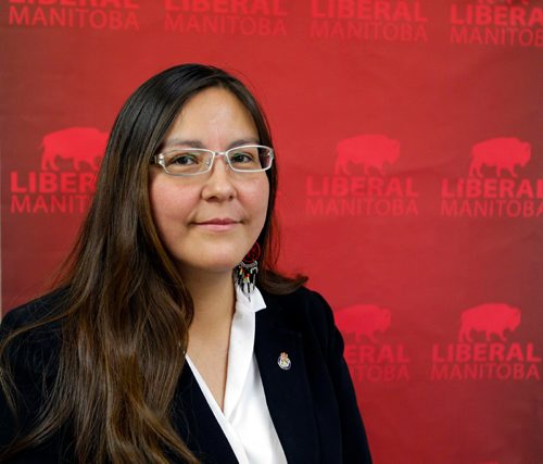 BORIS MINKEVICH / WINNIPEG FREE PRESS
Judy Klassen (MLA for Kewatinook) is the new interim leader of the Manitoba Liberal party. Photo taken at Liberal HQ Molgat Place, 635 Broadway. Oct. 21, 2016