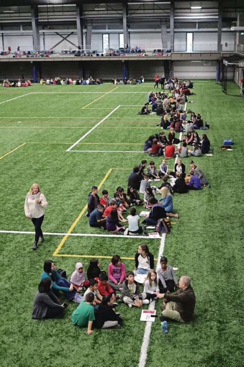 Canstar Community News There were 43 human books at the Everybody has the Right program at Soccer North complex on Oct. 18, 2016.