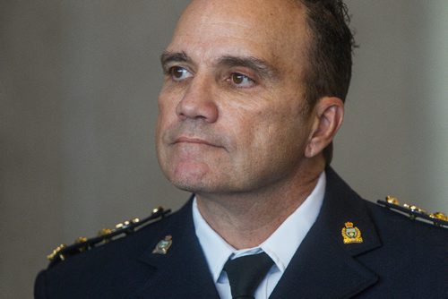 MIKE DEAL / WINNIPEG FREE PRESS
The Winnipeg Police Board announced Monday that it is recommending Deputy Cheif Danny Smyth as the new police chief for the City of Winnipeg. 
161024 - Monday October 24, 2016