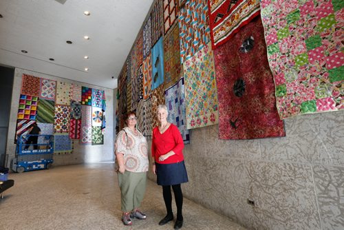 WAYNE GLOWACKI / WINNIPEG FREE PRESS


Crafted 2016 committee members Jan Bones,right and Val Pankratz  by some of the many quilts on display at the Crafted Show and Sale at the Winnipeg Art Gallery  that runs Oct. 28/29.  For  Connie Tamoto  story Oct. 24 2016