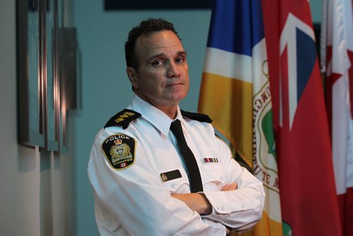 
RUTH BONNEVILLE / WINNIPEG FREE PRESS

Portrait of new WPS Chief Danny Smyth in the boardroom at the Police Headquarters Wednesday.  
See Gord Sinclair column. 

October 26, 2016