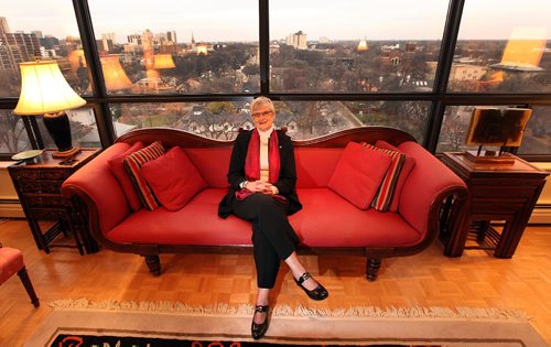 PHIL HOSSACK / WINNIPEG FREE PRESS -   Pat Bovey poses in her Winnipeg home Thursday afternoon. SHe's one of Canada's newest senators and "applied" for the job. See story. See results. October 27, 2016