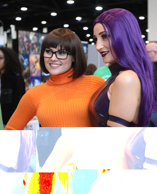 
RUTH BONNEVILLE / WINNIPEG FREE PRESS

Cosplayers Holli Wolf (in black) and Karli Woods (orange) pose for cameras and sign autographs on their pinup posters at Comic Con Saturday at the RBC Convention Centre.  
See Randall King story.  



October 29, 2016