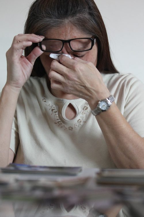 RUTH BONNEVILLE / WINNIPEG FREE PRESS


Debra Sinclair wipes away her tears as she breaks down while looking at photos of her son Waylon Smith in her home. See info below.   
What: In 2006, Debra Sinclairs eldest son, Waylon, went for a walk by his grandparents home in Lake St. Martin. He never returned. In the 10 years since, all Debra has had to keep her going is rumours, which become progressively more violent with every passing year. Still, she believes that somebody knows what happened to him. And on Thursday, she is planning to walk from what is left of Lake St. Martin  which was destroyed by flooding  to Winnipeg. She hopes to reach the city on Sunday, which would be Waylons 28th birthday.
 
See Melissa Martin's Saturday 49.8 column.

Nov 02, 2016