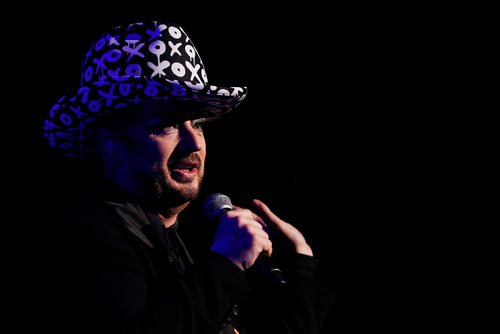 JOHN WOODS / WINNIPEG FREE PRESS
Boy George performs in Winnipeg Sunday, November 6, 2016. 
