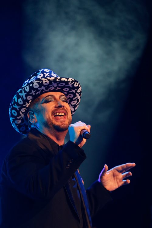 JOHN WOODS / WINNIPEG FREE PRESS
Boy George performs in Winnipeg Sunday, November 6, 2016. 
