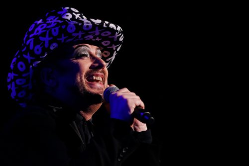 JOHN WOODS / WINNIPEG FREE PRESS
Boy George performs in Winnipeg Sunday, November 6, 2016. 
