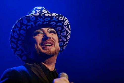 JOHN WOODS / WINNIPEG FREE PRESS
Boy George performs in Winnipeg Sunday, November 6, 2016. 
