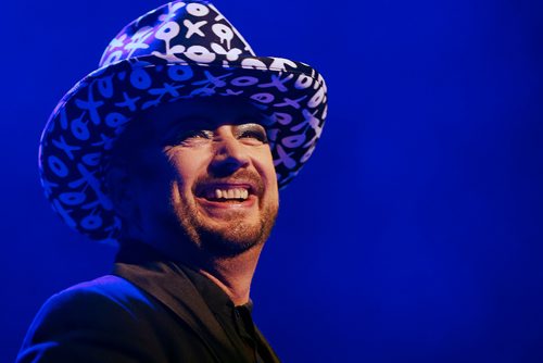 JOHN WOODS / WINNIPEG FREE PRESS
Boy George performs in Winnipeg Sunday, November 6, 2016. 
