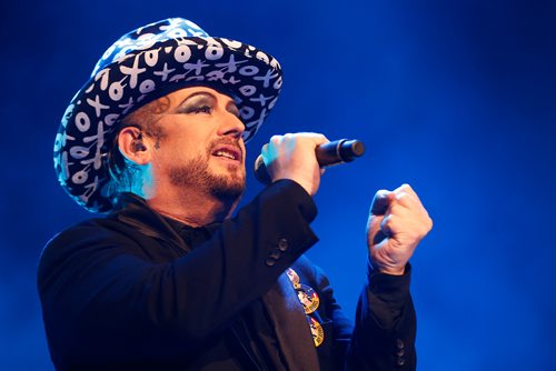 JOHN WOODS / WINNIPEG FREE PRESS
Boy George performs in Winnipeg Sunday, November 6, 2016. 
