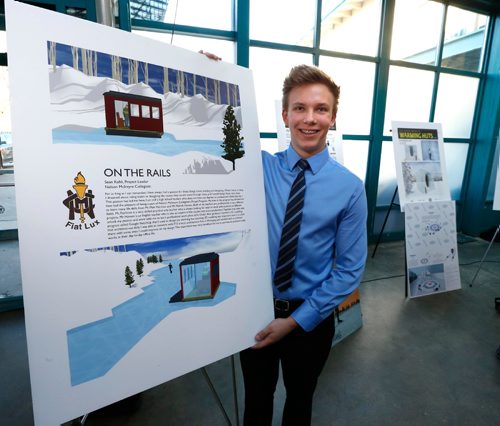 WAYNE GLOWACKI / WINNIPEG FREE PRESS






Sean Kohli, a student at Nelson McIntyre Collegiate and project leader of the ON THE RAILS design that will be part of the  Warming Huts v. 2017: An Art and Architecture Competition on Ice. The announcement took place at The Forks Tuesday. Ashley Prest story.  Nov. 8 2016